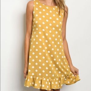 Yellow Polka Dot Dress